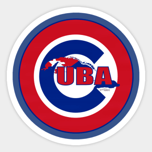 Cuban Pride (Large Logo) Sticker